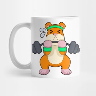 Hamster Bodybuilding Dumbbell Mug